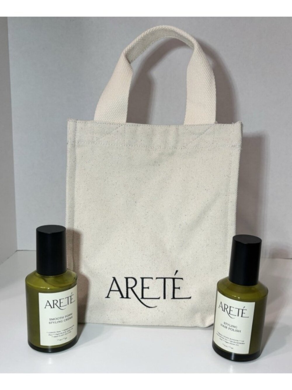 ARETE SMOOTH FORM SYTLING CREME & HAIR POLISH 3.8floz Plus Gift Bag